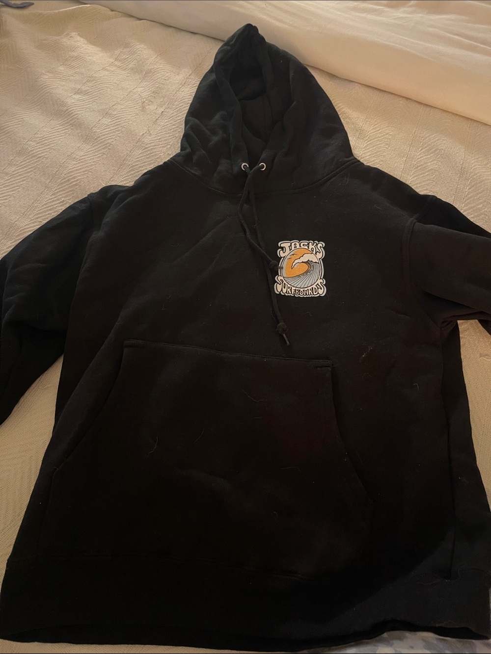Jack's Surfboard Black Hooded Pullover Sweatshirt